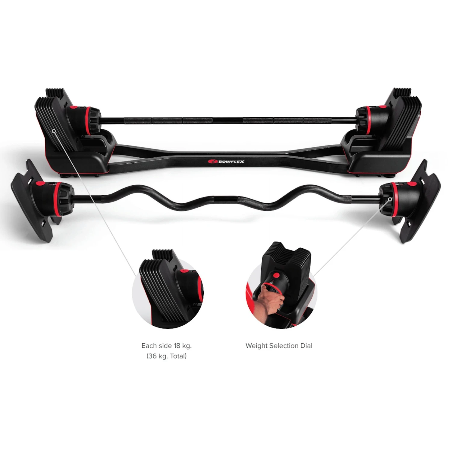 Set de Pesas Bowflex SelectTech 2080 - Fitshop Set De Pesas Bowflex SelectTech 2080 - Fitshop -Deporte Fitness Tienda bowflex langhantelset 2 1600