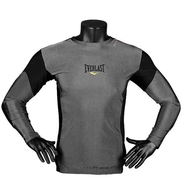 Camiseta de Compresión para Hombre Everlast Contrast Panel - Fitshop Camiseta De Compresión Para Hombre Everlast Contrast Panel - Fitshop -Deporte Fitness Tienda everlast mens l s rash guard contrast panel gr 001 d