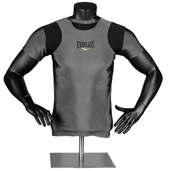 Camiseta de Compresión para Hombre SLV Everlast Contrast Panel - Fitshop Camiseta De Compresión Para Hombre SLV Everlast Contrast Panel - Fitshop -Deporte Fitness Tienda everlast mens s slv rash guard contrast panel grey 001 d