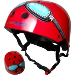 Casco Kiddimoto - Fitshop -Deporte Fitness Tienda kmh006 redgoggle 1600