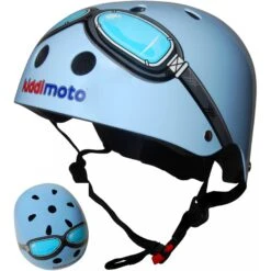 Casco Kiddimoto - Fitshop -Deporte Fitness Tienda kmh007 bluegoggle 1600