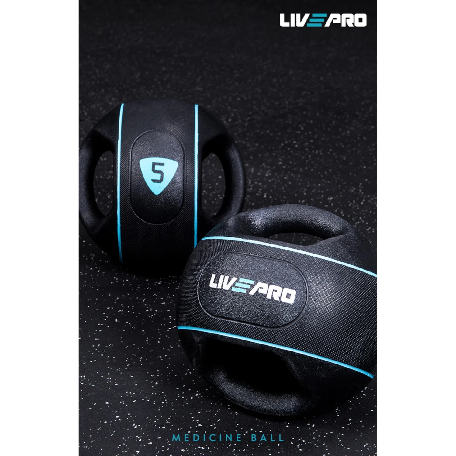 Balón Medicinal con Agarres Livepro - Fitshop Balón Medicinal Con Agarres Livepro - Fitshop -Deporte Fitness Tienda lp medizinball mit griffen LP8111 02 1600