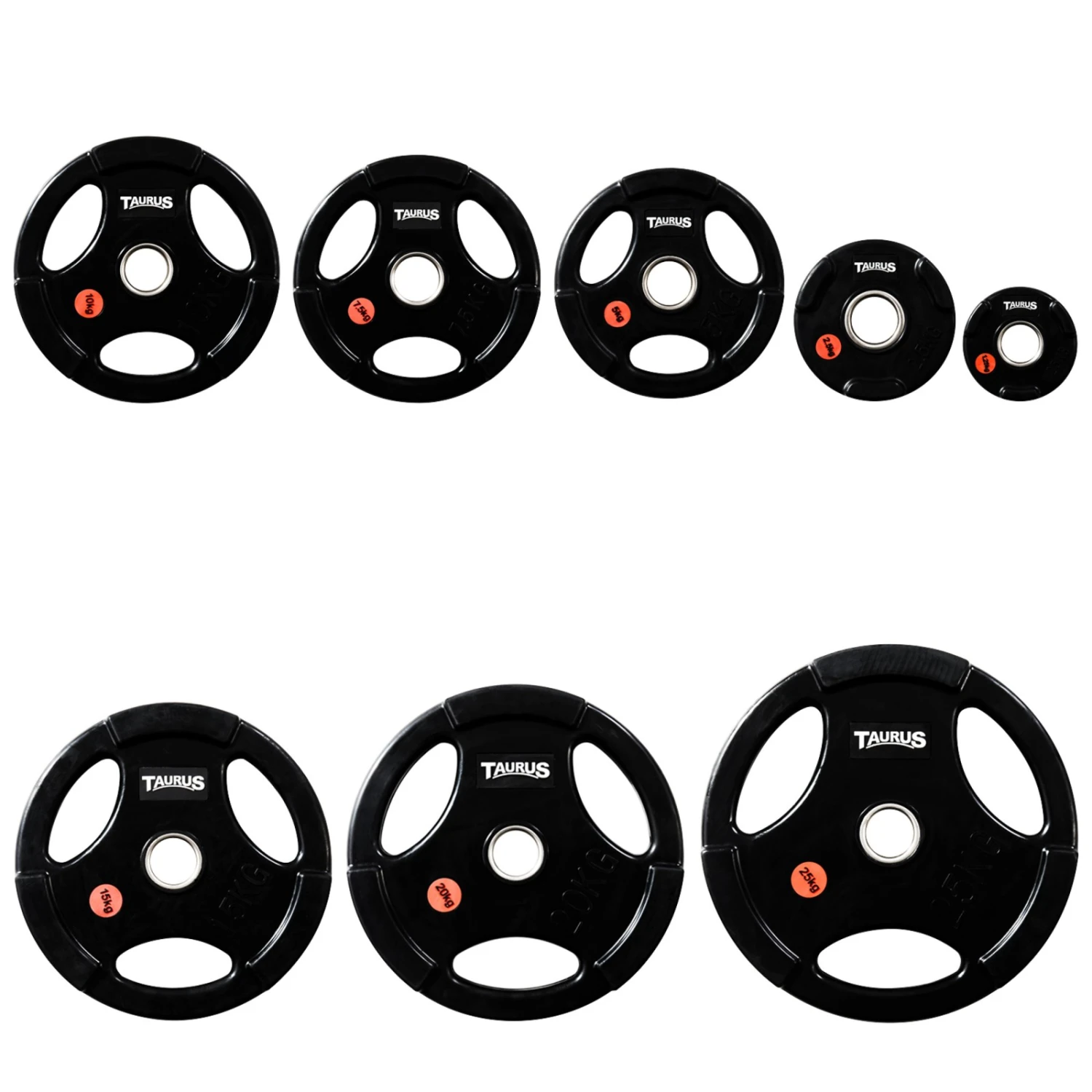 Discos Taurus 50 mm Engomados 3G Black - Fitshop Discos Taurus 50 Mm Engomados 3G Black - Fitshop -Deporte Fitness Tienda taurus 50mm hantelscheiben 1600