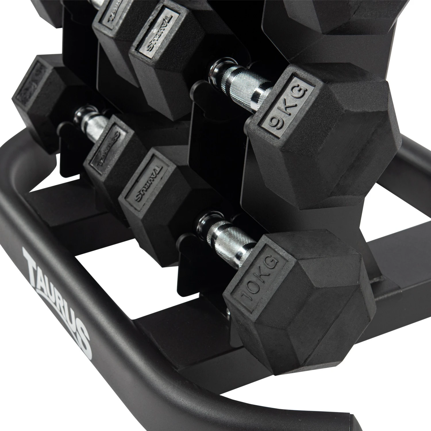 Set de Mancuernas Hexagonales Taurus 1–10 kg con Soporte - Fitshop Set De Mancuernas Hexagonales Taurus 1–10 Kg Con Soporte - Fitshop -Deporte Fitness Tienda taurus hexrack set 04 1600