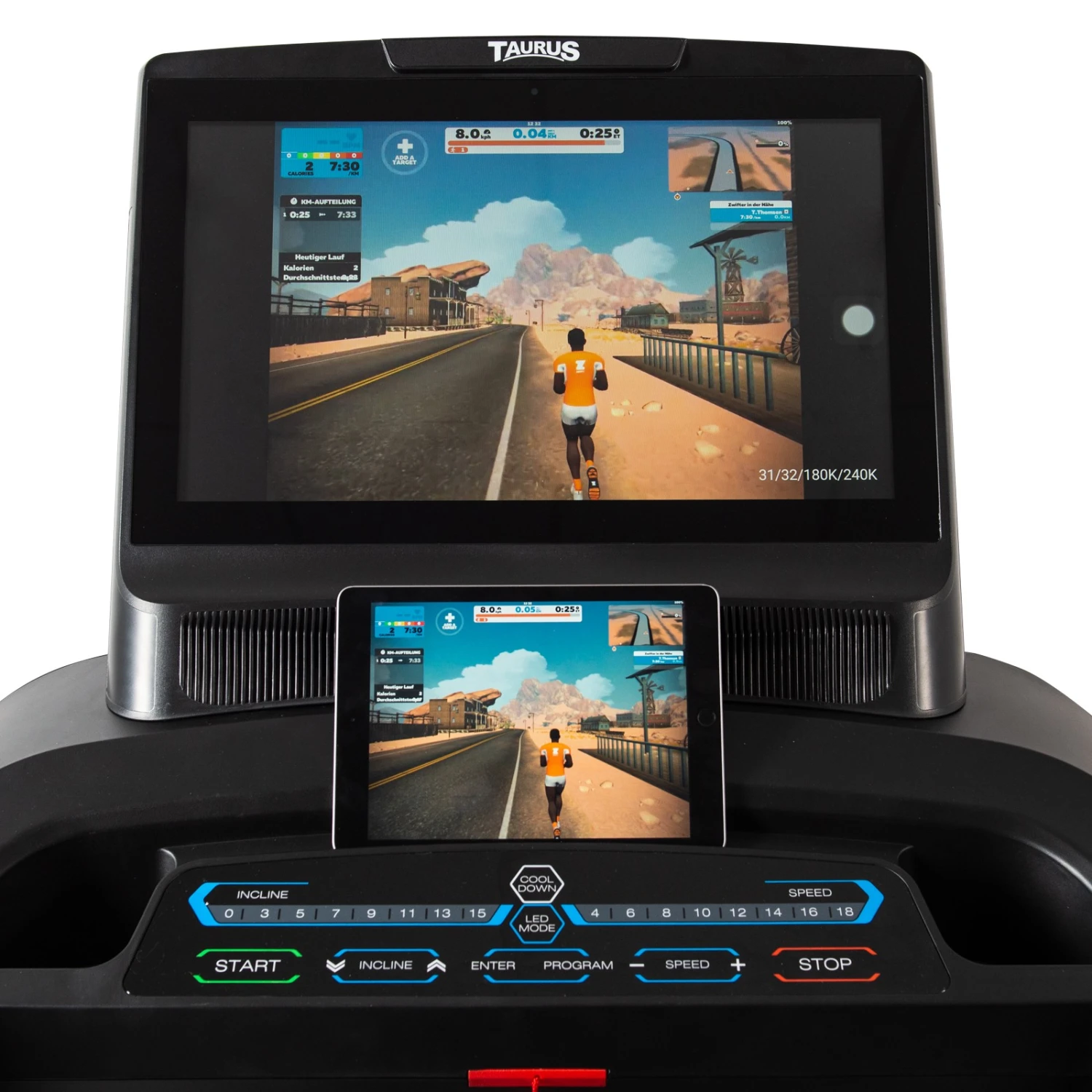 Cinta de Correr Taurus T10.5 HD Pro - Fitshop Cinta De Correr Taurus T10.5 HD Pro - Fitshop -Deporte Fitness Tienda taurus treadmill t105 touch mirrorfunktion 1600