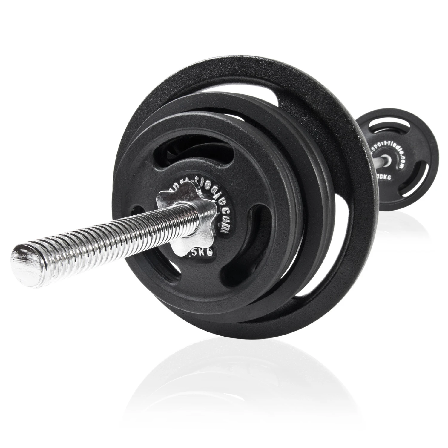 Set de Barra Taurus 30 mm 60 | 90 | 120 Kg - Fitshop Set De Barra Taurus 30 Mm 60 | 90 | 120 Kg - Fitshop -Deporte Fitness Tienda th60kg draufsicht 1600
