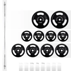 Set De Barra Taurus 30 Mm 60 | 90 | 120 Kg - Fitshop 3 Set De Barra Taurus 30 Mm 60 | 90 | 120 Kg - Fitshop -Deporte Fitness Tienda th60kg hantelscheiben 1600