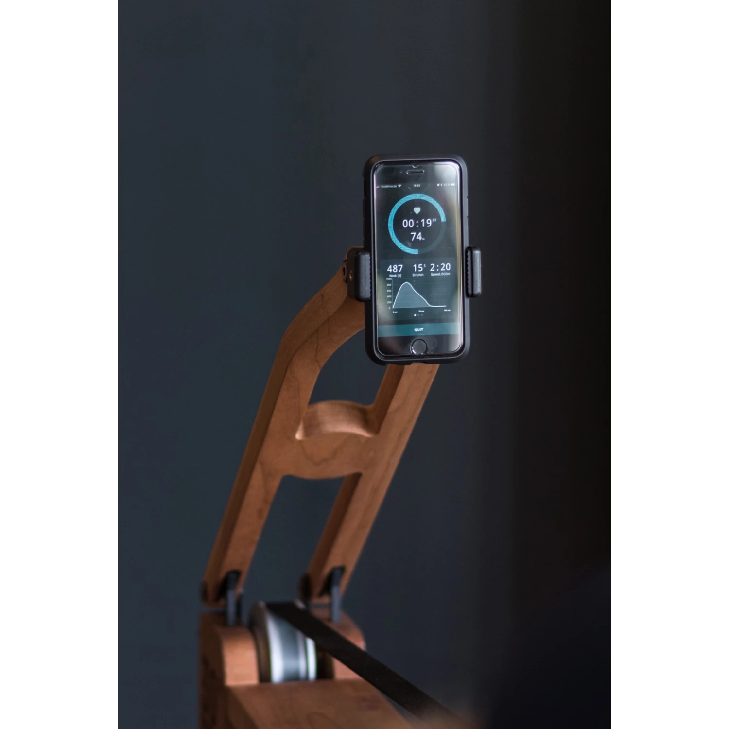 Soporte para Smartphone WaterRower - Fitshop Soporte Para Smartphone WaterRower - Fitshop -Deporte Fitness Tienda wr smartphone tablet halterung szene mood media09 1600